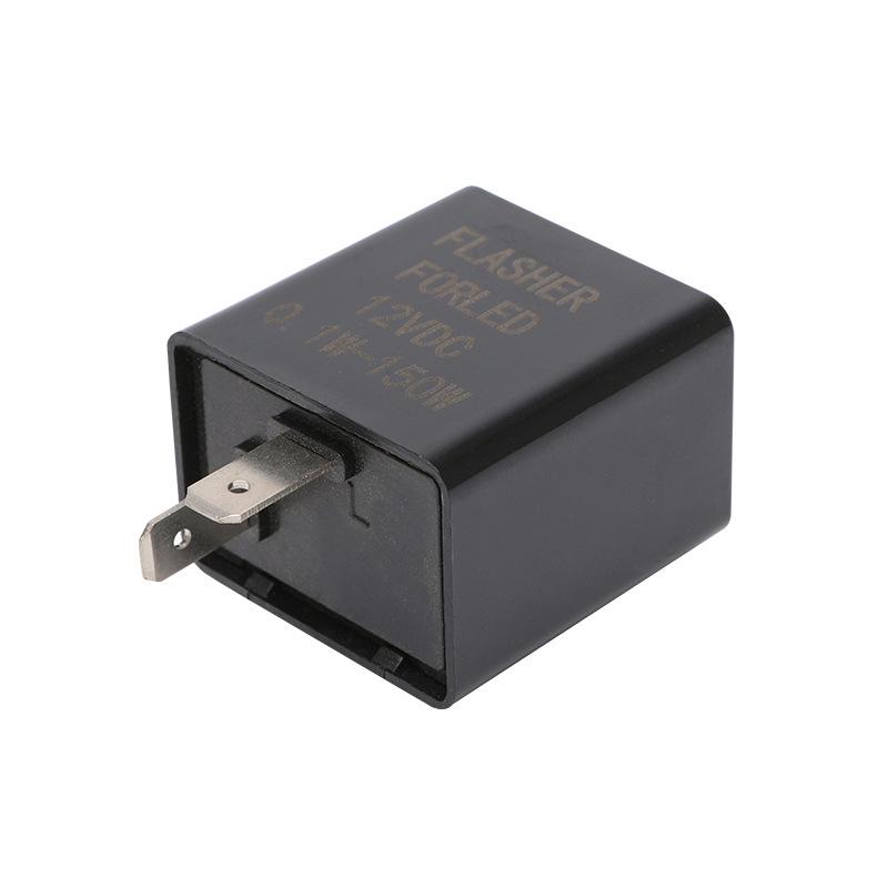Motorcycle 12V/24V-72V Two-Pin Electric Vehicle Turn Signal Relay.