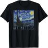 Stijlvol Vintage Kunst_ Sterrennacht Van Gogh Klassiek Ontwerp T-shirt