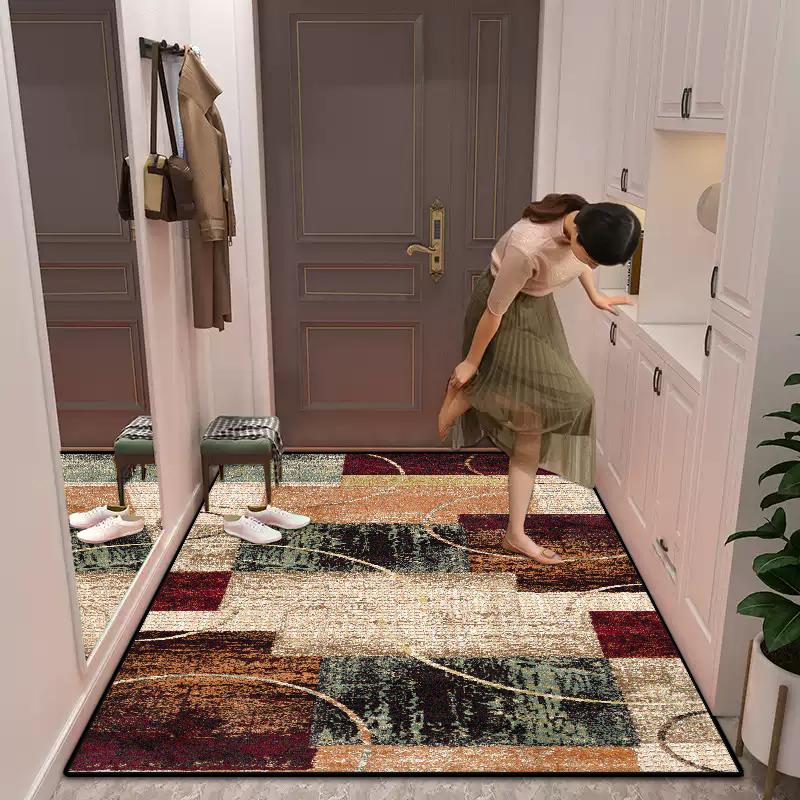 Modern Customizable Flannel Carpet Living Room Home Decoration Luxury Nordic Home Mat Bedside Washable Bedroom Mat Non-slip
