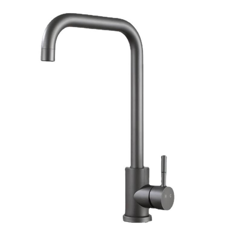 Stainless Steel Brushed Gold Kitchen Faucet with Hot and Cold Water Mixer
