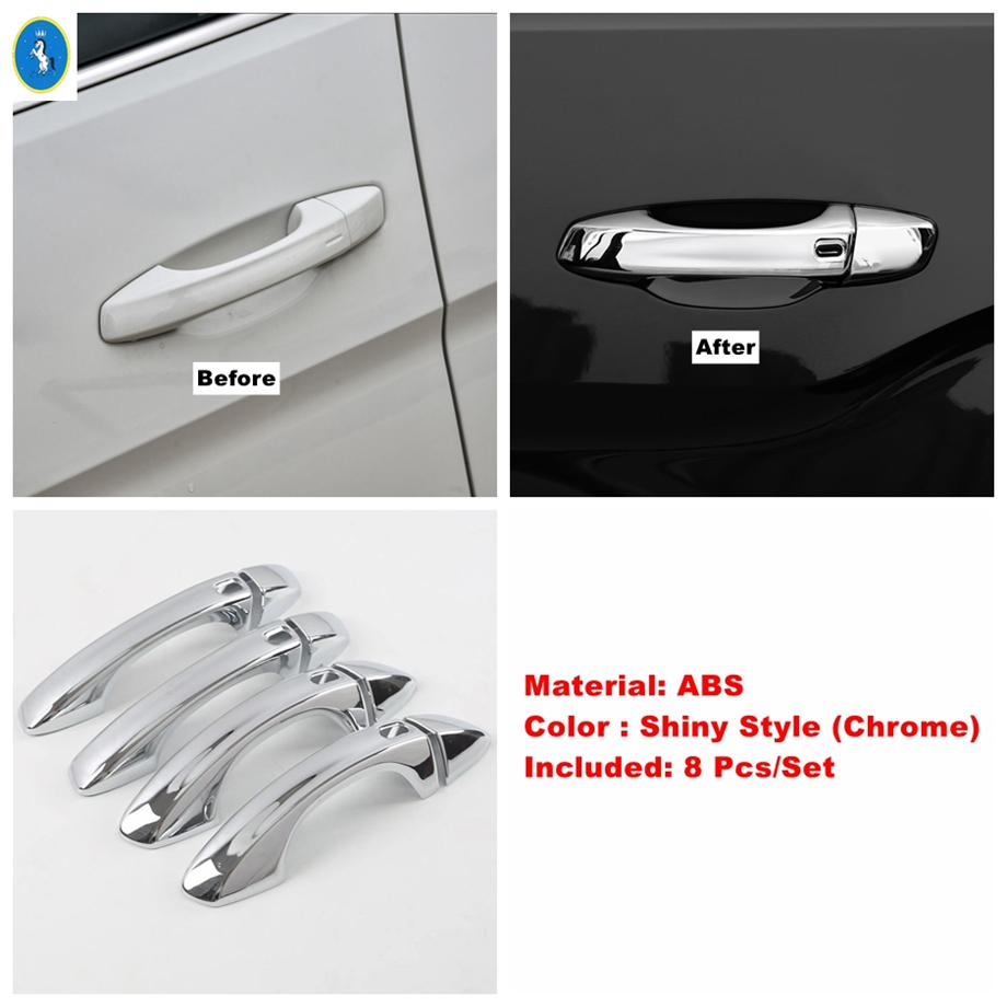 ABS Auto Door Pull Doorknob Handle / Rearview Mirror Cap Cover Trim For VW Volkswagen Atlas / Teramont 2017 - Accessories