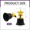 10pc Star Plastic Trophies, Golden Award Trophies for Competition Party Kids Adults