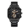 Multi Functional Luminous Cool Casual Simple Business Calendar Quartz Watch Dial Design Charming Fashion Trend Waterproof Watch