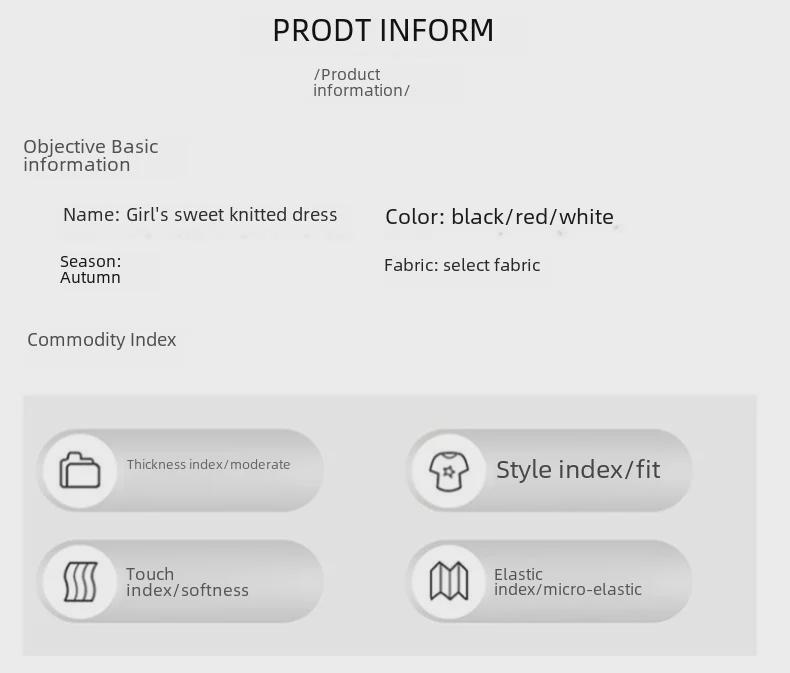 Dívčí pletené svetrové šaty - Stylová jarní a podzimní móda pro děti