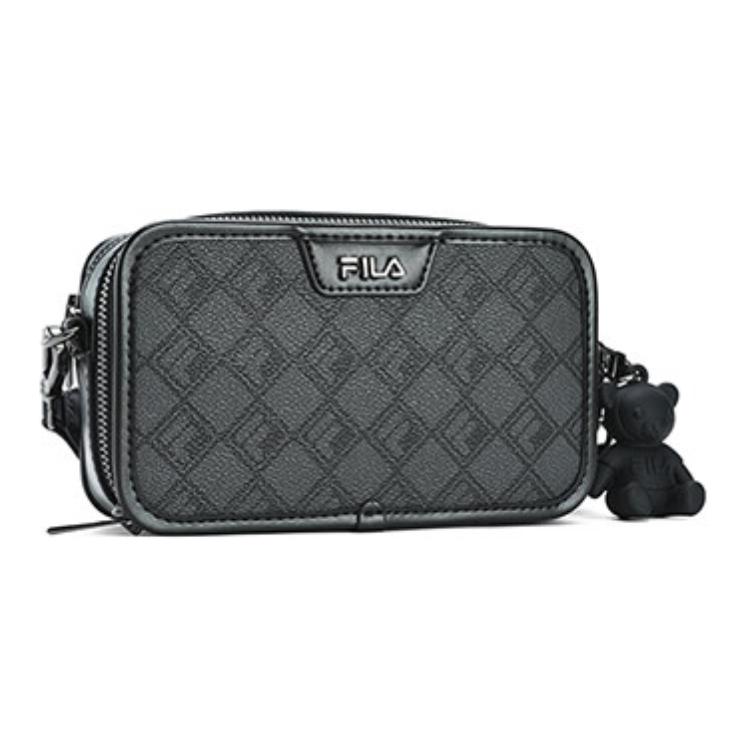 New FILA Polyvinyl Chloride Crossbody Bag Shoulder Bag Regular Women's Black F13W443161FBK