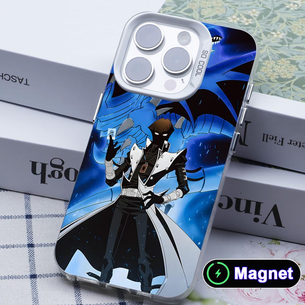 Yugioh Seto Kaiba Phone Case for iPhone 17 16 15 14 13 12 11 X XR XS Air Pro Max Plus Colorful Silver MagSafe Cover