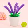 1 Set Kids Creativity Handicraft Diy Flower Pot Multicolour Chenille Stems Pipe Cleaners Handmade Children Toys