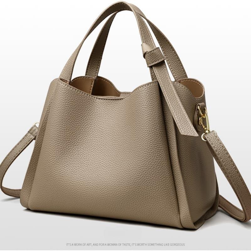 Women's Handheld Bucket Bag Shoulder Crossbody Bag