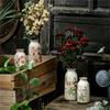 Retro Pastoral Ceramic Vase Home Furnished Ice Cracked Flower Pot Decorative Dry Flower Hydroponic Flower Arrangement Device