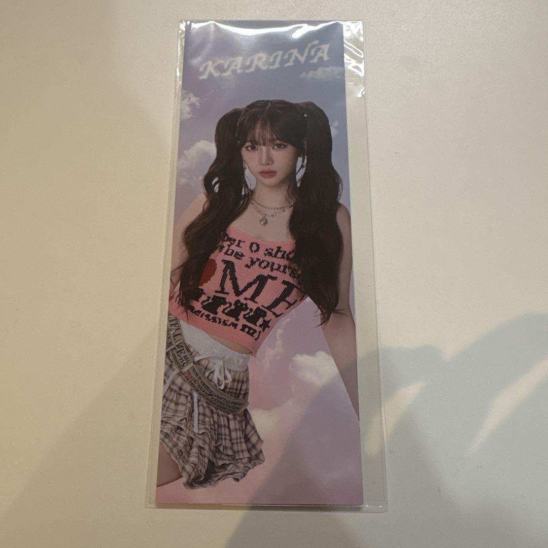 

[USED] aespa Karina Membership Bonus Trading Card Boarding Pass Style Card
