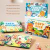 Education Puzzle Enlightenment Busy Book, Multiple Themes of Cognitive Tear-Off Toy Book Early Development of Concentration Toys