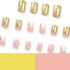 New Manicure Removable Wear Nail Contrasting Color Fake Nail Nail Piece Finished Nail Sticker Press On Nai
