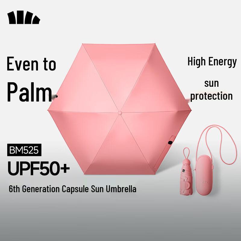 Banana Under Capsule UV Protection 5-Fold Umbrella