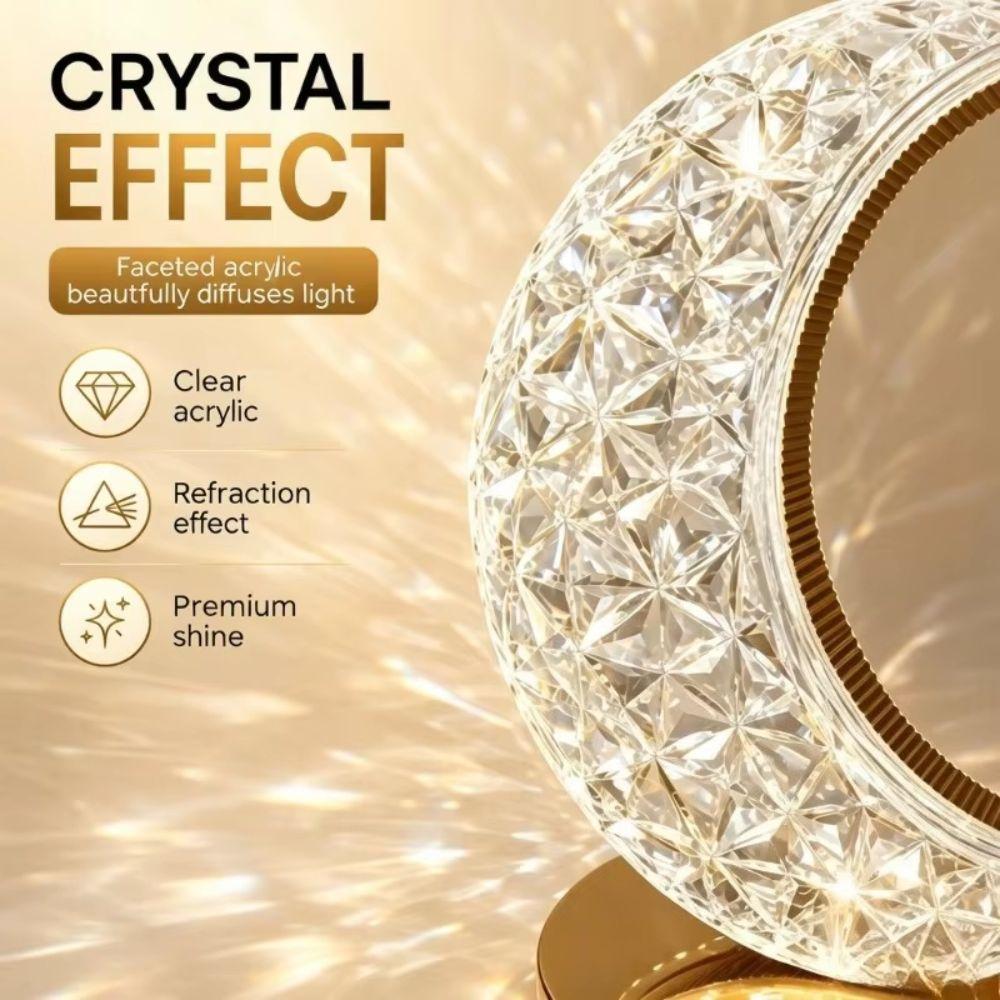 Crystal Texture Bedside Lamp Soft Gentle Light Atmosphere Night Light Home Decoration