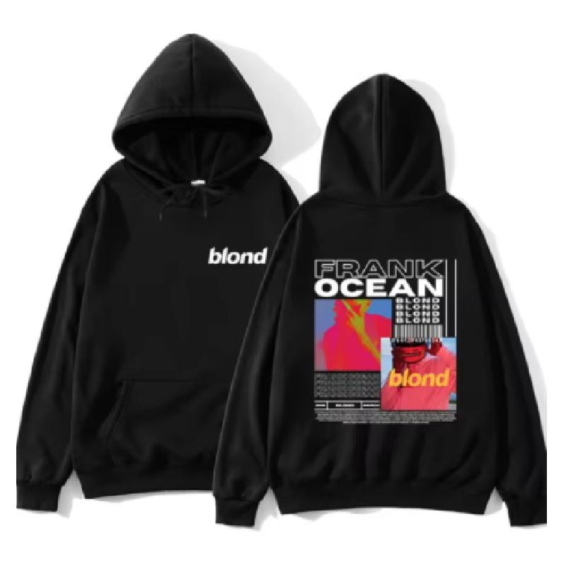 2025 Frank Ocean Merch Mikina, album Blonde, Mikina s kapucí, muži, hip-hop, Podzim/zima, mikina, Mikina s kapucí