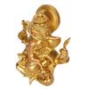 Indian Ganesha Statue Elephant Hindu God Sculpture Resin Decorative Indian Elephant God Ornament for Home Garden