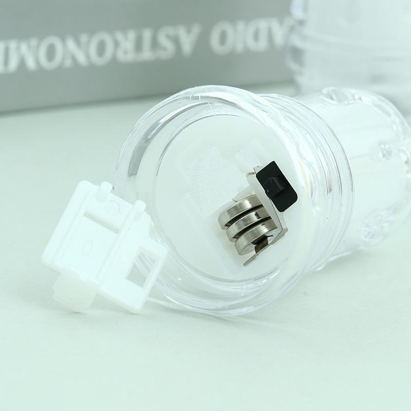 LED Simulated Candle: Transparent Tear Design, Creative Night Light for Birthday Decor