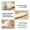 Stainless Steel Meat Tenderizer Hammer Needle Practical Kitchen Tool for Steak Pork Chops Chicken BBQ Fast Loose Meat