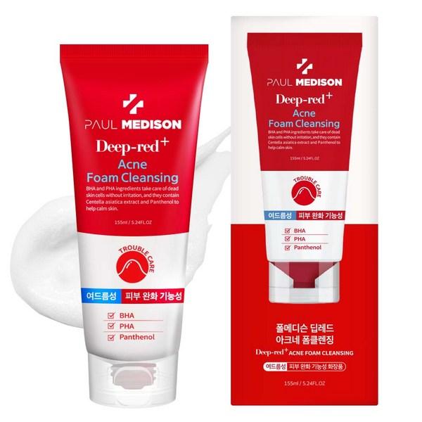

Paul Madison Deep Red Akne очищающая пенка со слабой кислотой Известная корейская косметика, популярные продукты