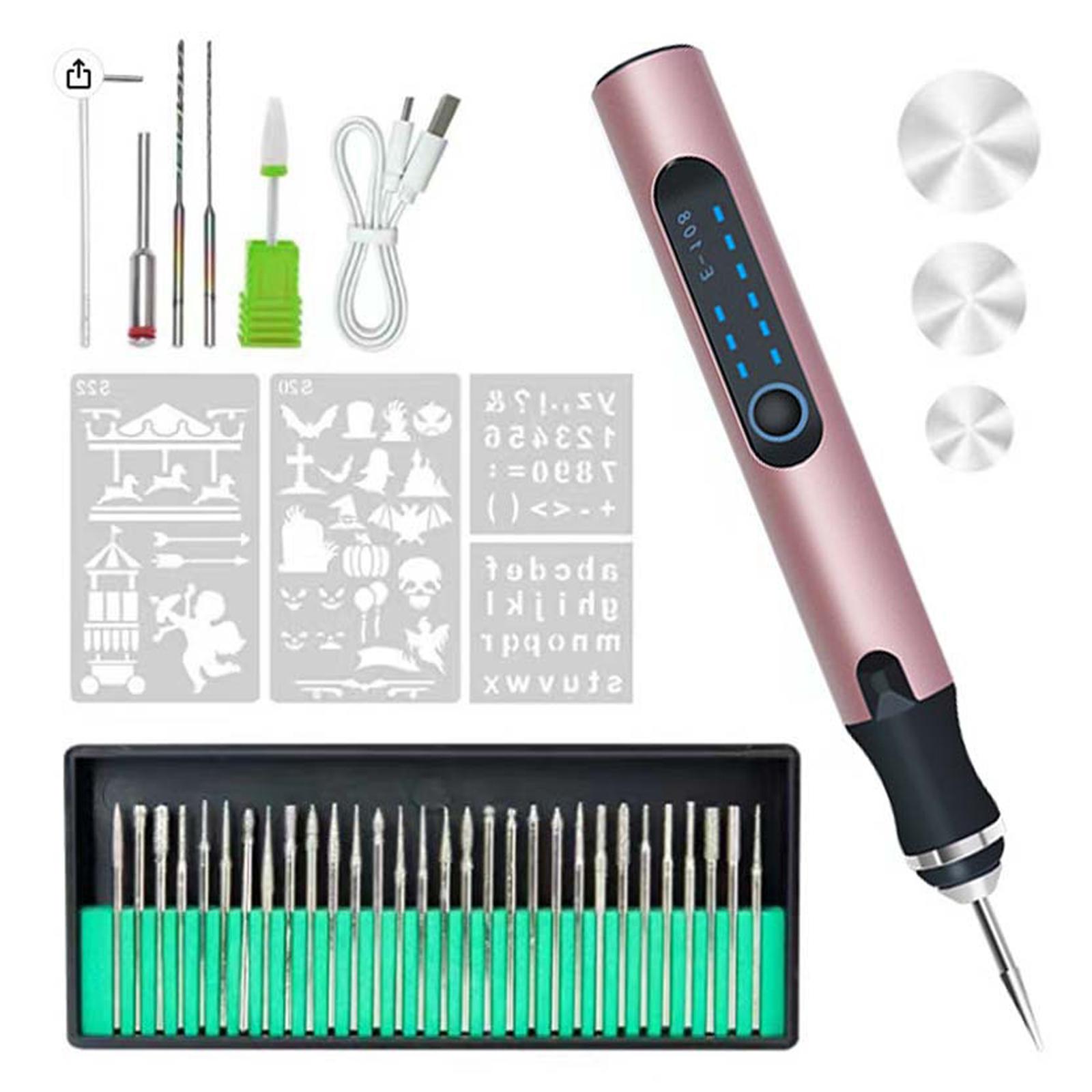 

Беспроводной роторный инструмент с USB-питанием, набор, гравировальная ручка для деревообработки, DIY для ювелирных изделий, металла, стекла, мини-беспроводная дрель, ручной инструмент 2