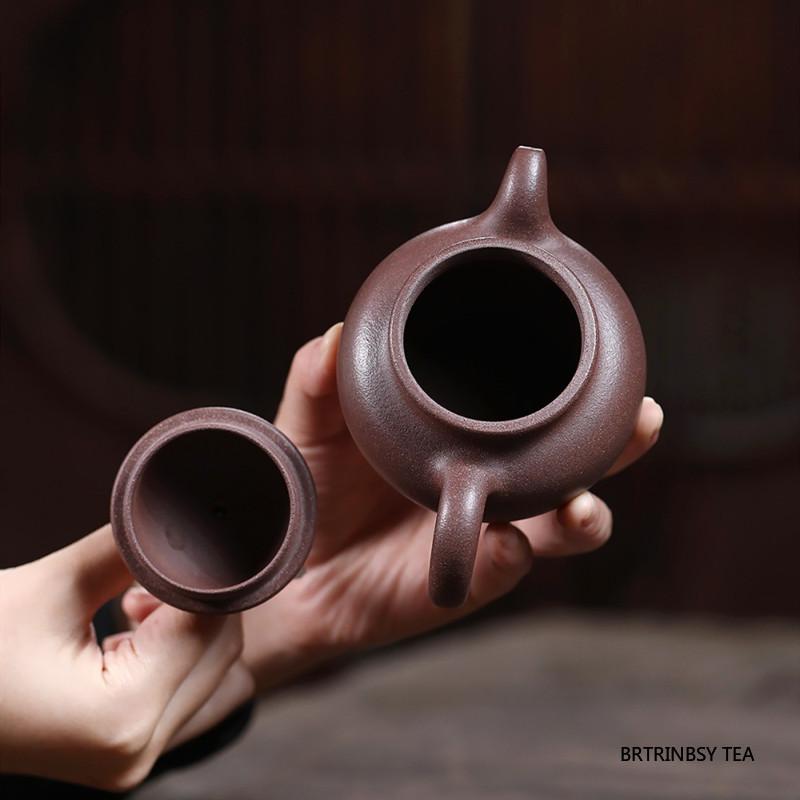 Tradition Yixing Purple Clay Tea Pot Household Handmade Teapots Chinese Zisha Tea Set Beauty Tea Infuser Kettle Teaware 210ml