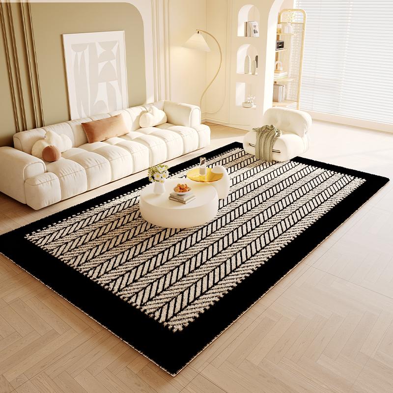 VIKAMA Cream Wind Carpet Living Room 2025 New Sofa Coffee Table Blanket Household Winter Thickened Anti-Slip And Dirt Floor Mat