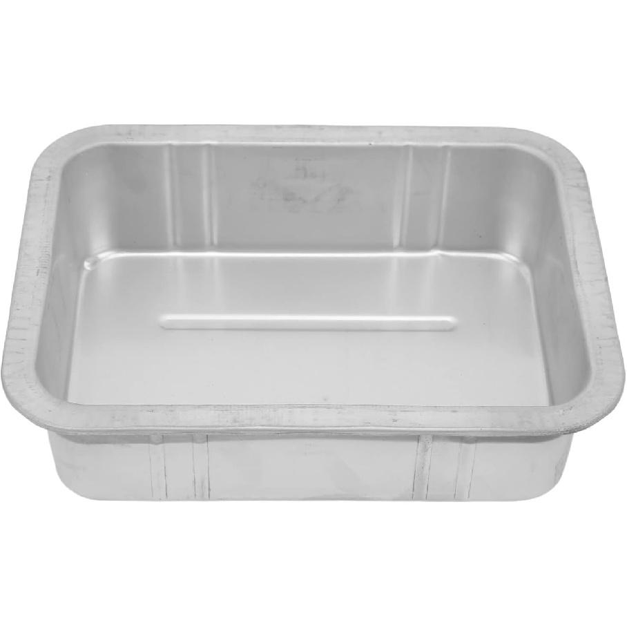 Qinlorgo Oil Drain Pan,Oil Drain Pan Leak Free Portable Universal Metal Construction Automotive Oil Change Container(5L)