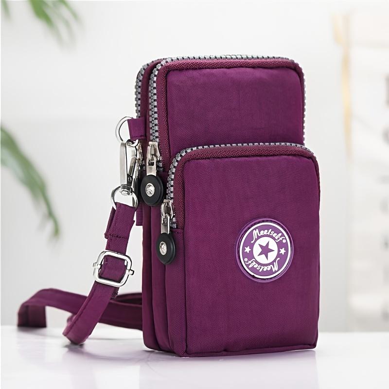 Umhängetasche Vertikal Handytasche Damen Hängend am Arm Ältere Handytasche Nacken-Tuch-Tasche Tragbar zum Spazierengehen Kleine Tasche