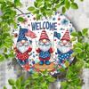 Patriotic Iron Wall Art USA Flag Home Decor Metal Sign