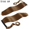LISI HAIR Synthetic Fibers Are Clipped Onto A Ponytail Hairpin To Extend The Length of A Woman's Hair At High Temperature
