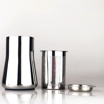 1PC Coffee Grounds Filter Coffee Sifter Receiver Used For Filtering Coffee Grounds Coffeeware Accessories 3*4.7inch Silver, Gray