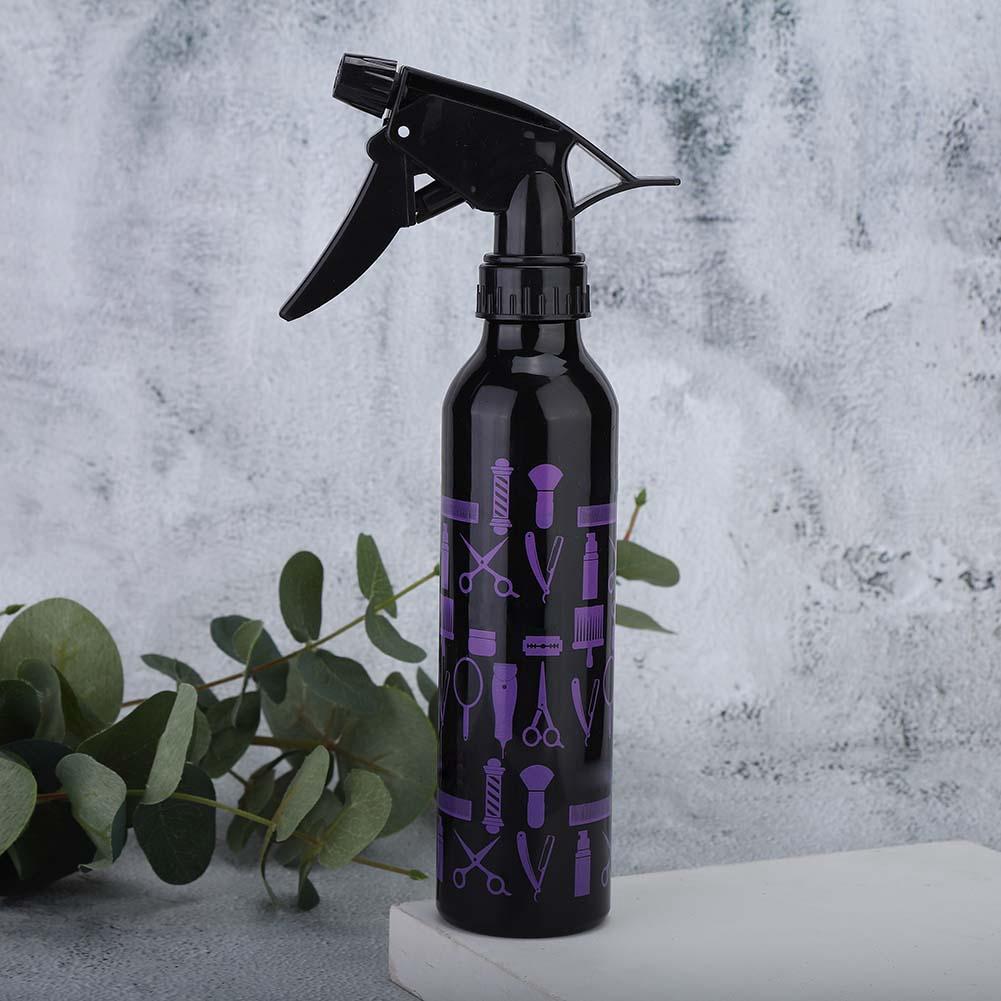 Hairdressing Spray Bottle Salon Barber Shop Hair Styling Water Spray Kettle 300ml(Purple Black)