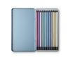 PRINTWORKS Color Pencils Swedish Nordic Perfect for and Includes 12 Lead Ideal for Designers and Metallic 12-set - Design, Style, Sketching,