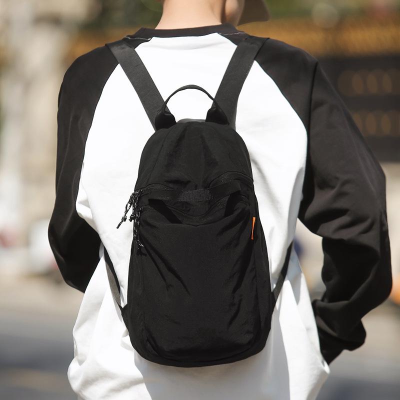 Japanese casual backpack, lightweight travel backpack, women s simple yet stylish backpack, college mini backpack