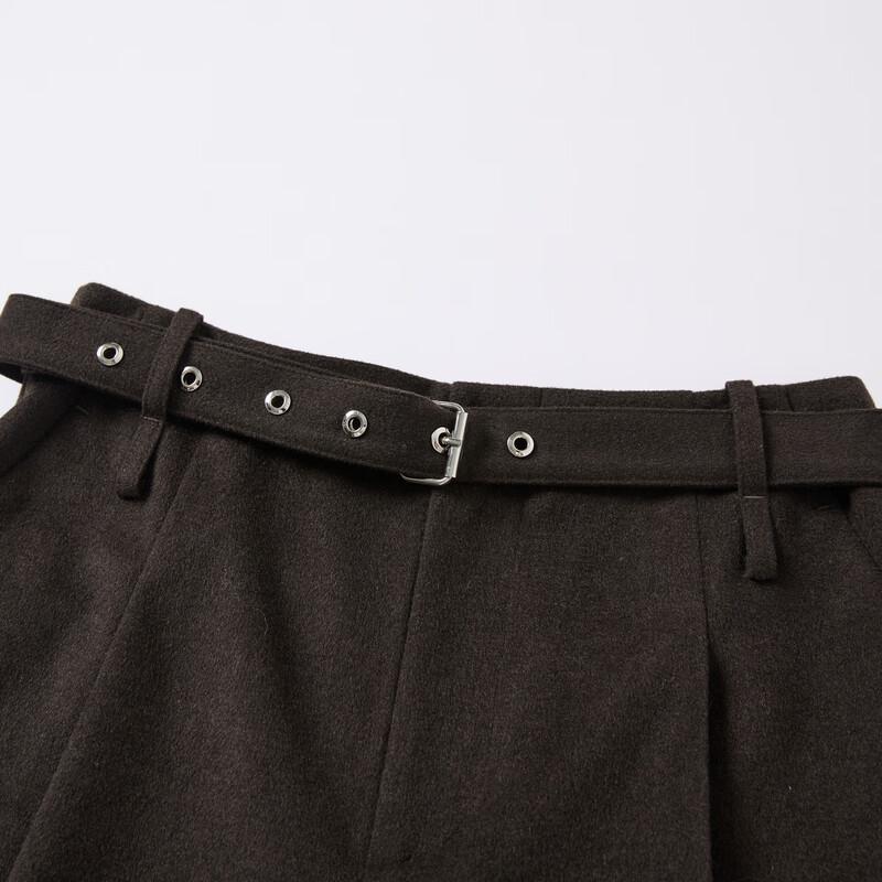 Xiangying High-Waisted Cropped Casual Pants