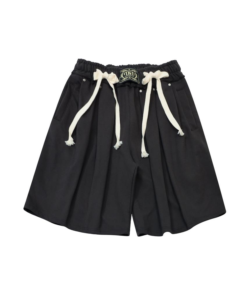 Deogdaibeu Crude Rivet Boxer Bermuda Pants Charcoal