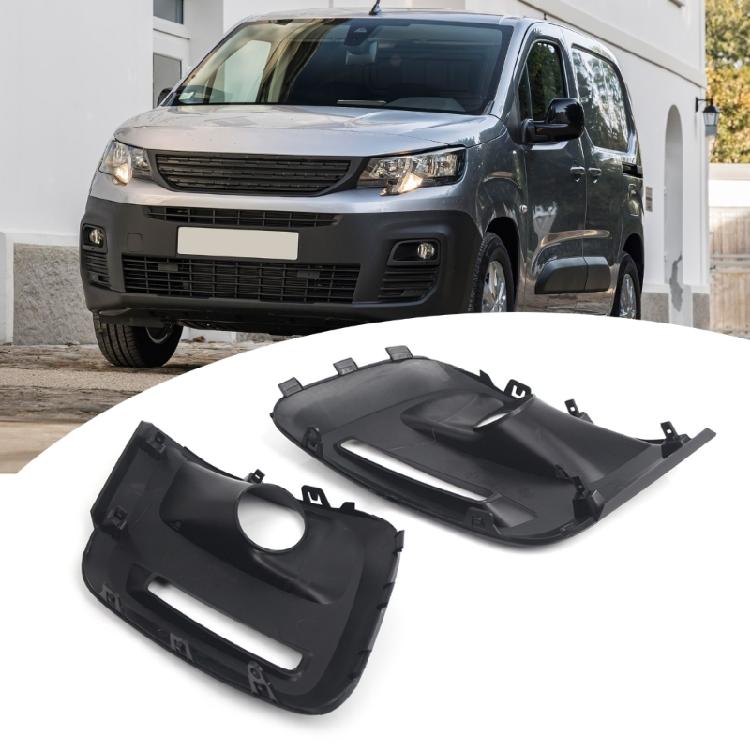 Foglight Frame Cover Bumper Foglight Grille Replacement Accessories for Berlingo Partner Front Bumper Foglight Grilles