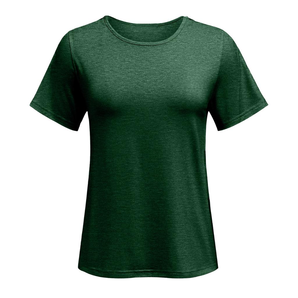 Camicia Colorata Manica Corta Post-operatoria da Donna con Zip sulla Spalla e Chiusura Laterale.