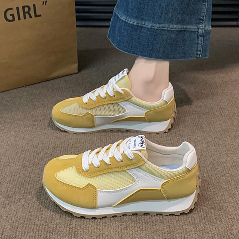Fashion CRLAYDK Classic Sneakers for Women Mesh Fashion Casual Trainers Summer Shoes Ladies Breathable Walking Sports Student Tennis