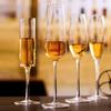 Elegant Crystal Champagne Flute Set