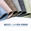 Round PU Leather Placemats Dual-Sided Non-Slip Heat-Resistant Table Mats Home Hotels Dining