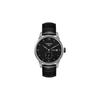 Automatic Mechanical Movement Men's Watches Watch 39.3mm Black Dial Stainless Steel Case Leather Strap T006.428.16.058.01