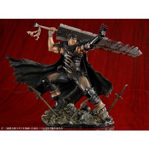 TV Anime "Berserk" Guts Black Swordsman Ver. Approximately 265mm PVC & ABS Pre-painted Finished Figure
