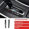 For Honda Accord 2013-2017 LHD Car Console Carbon Fiber Decoration Sticker
