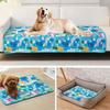 Breathable Dog Cooling Pad Soft Dog Sleeping Mat Cartoon pattern Cat Nest Bed  Dog Crate