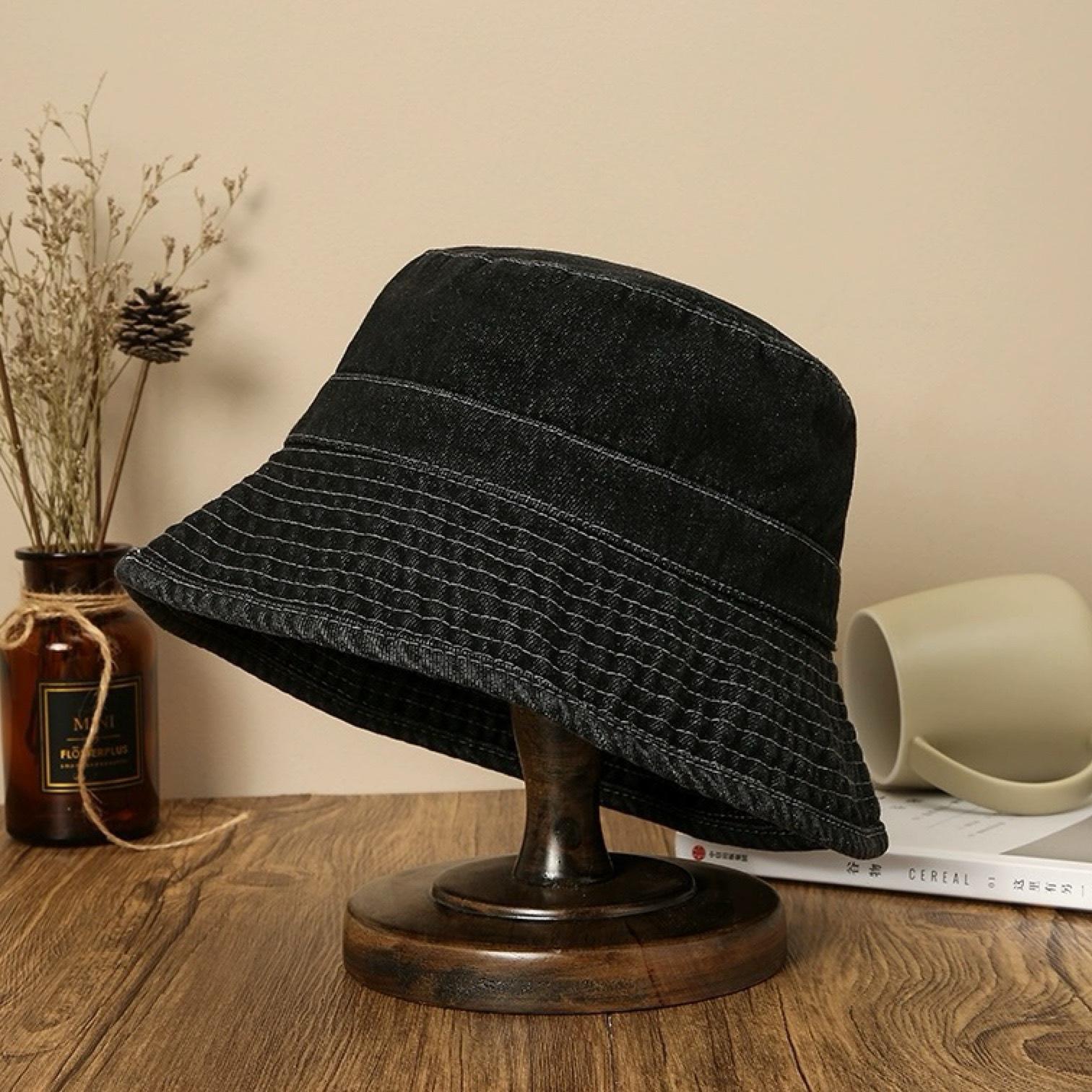 

Панама Рыбака Весенне-осенняя Защита от Солнца Универсальная Ретро Джинсовая Выстиранная Лицо Панама-Ведро для Ученика Начальной Школы M（56-58cm）