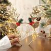 Christmas Antler Hair Clips Pendants Xmas Ornaments Merry Christmas Decor Gift For Girl Elk Hair AccessoriesHappy New Year