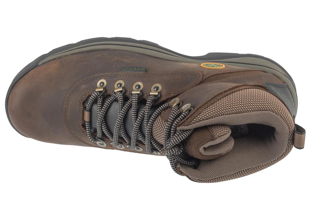 Timberland White Ledge WP Mid, Mens Brown Trekking Shoes
