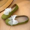 Fashion Elegant Bow Women's Flats Shoes Designer Shallow Sandals 2025 Summer Trend Fad New Walking Soft Shoes Dress Zapatillas De Mujer