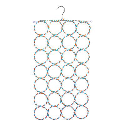 28 Ring Schal Wickeltuch Schalaufbewahrung Kleiderbügel Schalständer Kleiderbügel zum Aufhängen Schal Hijab Krawatte Kleidung & Garderobenaufbewahrung 73X37CM WWO66